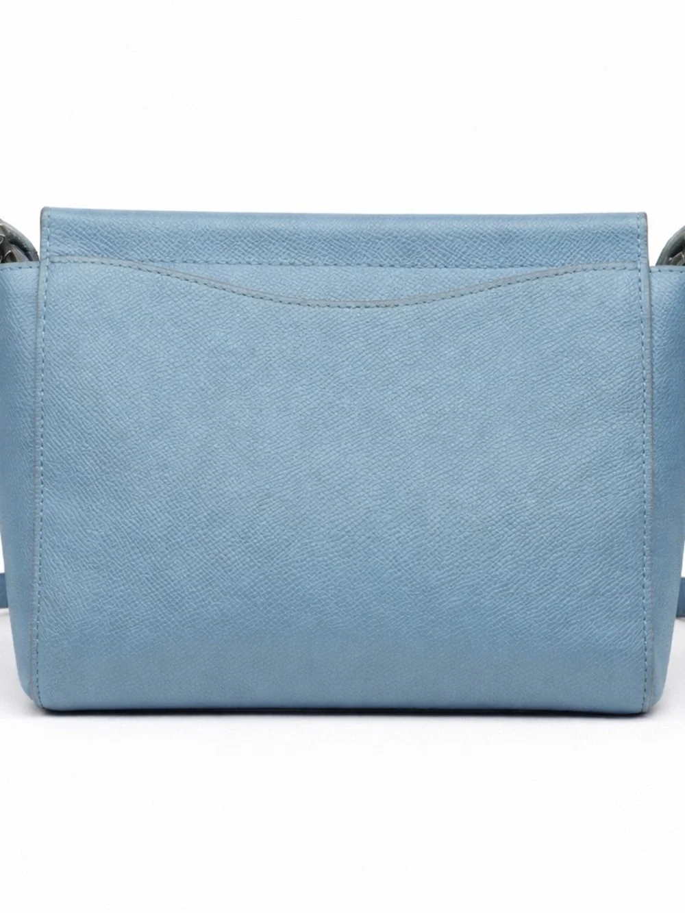 Rebecca Minkoff Blue Leather Crossbody Bag Silver Hardware Adjustable Strap - Picture 2 of 9